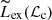 $ \widetilde{L}_{\mathrm{ex}}({\mathcal{L}}_{\mathrm{c}}) $