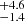 $ ^{+4.6}_{-1.4} $