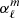 $ \alpha_\ell^m $