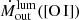$ \dot{M}_{\mathrm{out}}^{\mathrm{lum}}(\mathrm{[O\,I]}) $