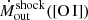 $ \dot{M}_{\mathrm{out}}^{\mathrm{shock}}(\mathrm{[O\,I]}) $