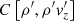 $ C\left[\rho^\prime,\rho^\prime {\it v}_z^\prime\right] $
