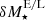 $ \delta M^{\rm E/L}_\star $