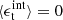 $ \langle \epsilon_{\mathrm{t}}^{\mathrm{int}}\rangle =0 $