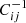 $ C^{-1}_{ij} $