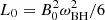$ L_0 = B_0^2 \omega_{\rm BH}^2 /6 $