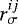 $r_{\sigma}^{ij}$
