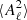$ \langle A_{\ell}^{2}\rangle $
