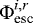 $\Phi^{i,r}_{\textrm{esc}}$