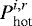 $P^{i,r}_{\textrm{hot}}$