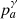 $ p_a^{\gamma} $