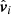 $ \hat{\boldsymbol{v}}_i $
