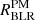 $ R_{\mathrm{BLR}}^{\mathrm{PM}} $