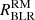 $ R_{\mathrm{BLR}}^{\mathrm{RM}} $