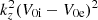 $ k_z^2 (V_{\rm 0i}-V_{\rm 0e})^2 $