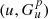 $ (u, G^p_u) $