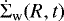 $\dot{\Sigma}_{\textrm{w}}(R,t)$