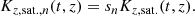 $$ \begin{aligned} K_{z,\mathrm{sat.},n}(t,z) = s_n K_{z,\mathrm{sat.}}(t,z). \end{aligned} $$