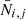 $ \bar{N}_{i,j} $