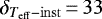 $\delta_{T_{\mathrm{eff}}-\mathrm{inst}}\,{=}\,33$