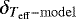 $\delta_{T_{\mathrm{eff}}-\mathrm{model}}$