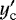 $y ^{\prime}_{\textrm{c}} $