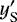 $y ^{\prime}_{\textrm{S}} $