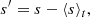 $$ \begin{aligned} s^\prime = s - \langle s\rangle _t, \end{aligned} $$