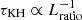 $ \tau_{\mathrm{KH}} \propto L_{\mathrm{ratio}}^{-1} $