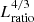 $ L_{\mathrm{ratio}}^{4/3} $