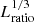 $ L_{\mathrm{ratio}}^{1/3} $