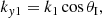 $$ \begin{aligned} k_{{ y}1}=k_1 \cos \theta _{\rm I}, \end{aligned} $$