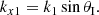 $$ \begin{aligned} k_{x1}=k_1 \sin \theta _{\rm I}. \end{aligned} $$