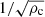 $ 1/\sqrt{\rho_{\mathrm{c}}} $