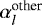 $\alpha_l^{\textrm{other}}$