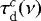 $\tau_{\textrm{d}}^{c}(\nu)$