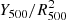 $ Y_{500}/R_{500}^2 $