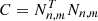 $ C=N_{n,m}^{T}N_{n,m} $