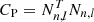$ C_{\rm P}=N_{n,l}^TN_{n,l} $