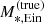 $ M_{*,\mathrm{Ein}}^{\mathrm{(true)}} $