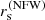 $ r_{\mathrm{s}}^{(\mathrm{NFW})} $