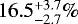 $16.5^{&#x002B;3.7}_{-2.7}\%$