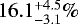 $16.1^{&#x002B;4.5}_{-3.1} \%$