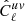 $ \hat{C}^{u\mathit{v}}_{\ell} $