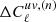 $ \Delta C_{\ell}^{u\mathit{v},(n)} $