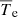 $ \overline{T}_{\mathrm{e}} $