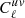 $ C^{u\mathit{v}}_{\ell} $