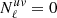 $ N^{u\mathit{v}}_{\ell}=0 $