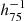$ h_{75}^{-1} $