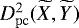 $D^2_{\mathrm{pc}}(\widetilde{X},\widetilde{Y})$